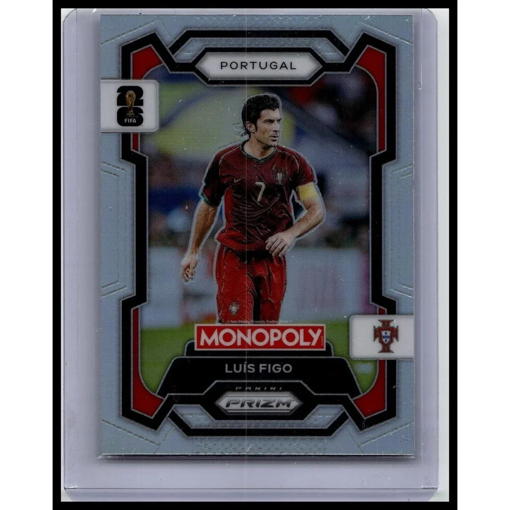 2026 Panini Prizm Monopoly FIFA World Cup Luis Figo #31 Portugal Silver Prizms